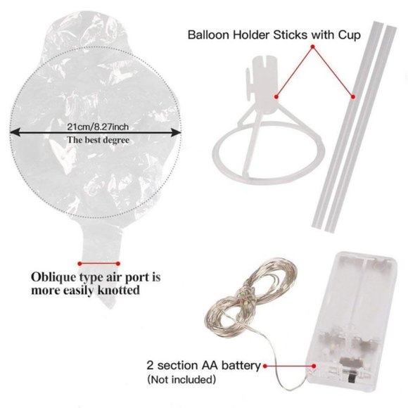 Luminous (LED) Party Balloons - Picture 3 of 4